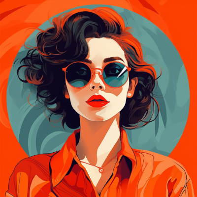 woman
        smiling